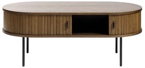 Măsuță de cafea în culoare naturală cu aspect de lemn de stejar 60x120 cm Nola – Unique Furniture