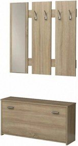 Set hol 03 NEW, stejar sonoma, PAL melaminat, format din cuier cu ogli