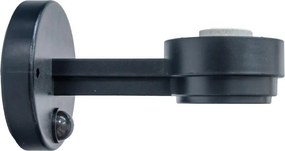 BRILAGI - Braț de perete exterior cu senzor HARBOR ISLAND 1xE27/40W/230V IP33 negru