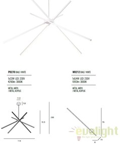 Aplica LED ambientala design modern minimalist SPIDER W0212 MX