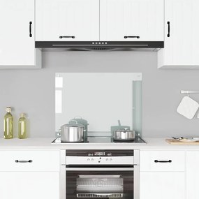 vidaXL Panou antistropi bucătărie transparent 80x60 cm sticlă securiz.