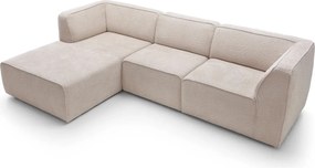 Colțar lemn masiv Hugg, 275 × 175 × 77 cm - Stânga