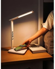 Lampă LED dimabilă cu încărcare fără fir KINGFISHER LED/8,5W/230V alb Immax 08966L