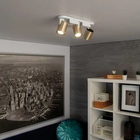 Spot Kanlux 38966 LAURIN 3xGU10/10W/230V alamă/alb