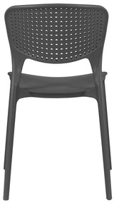 TODO Gri (grafit/antracit) - SCAUN MODERN PENTRU BUCĂTĂRII, GRĂDINI, CAMERE DE CAFEA (FIXE)