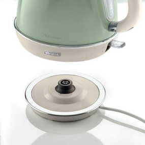 Fierbător electric VINTAGE 2869/04, 2000W, 1,7 l, Filtru detașabil, Fereastră de apă, 360C bază fără fir, Verde
