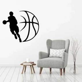 Sticker perete Silueta baschet 2
