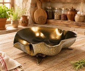 Bol din fier forjat decorativ uz casnic 26 x 25 x 8 cm
