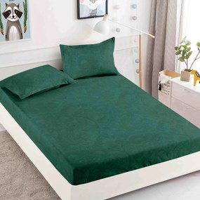 Lenjerie de pat 3 cu elastic 100% bumbac - a738 de la Onesleep