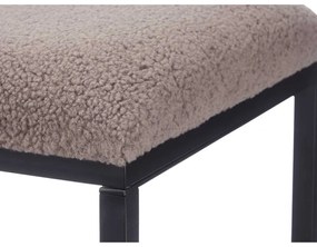 Banc plus maro deschis cu constructie neagra SHEEPISH