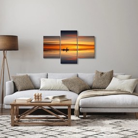 Tablou - cu barca (90x60 cm)