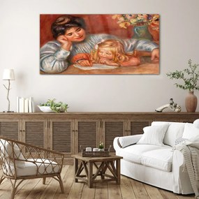 Tablou sticla Femei pentru copii vase
