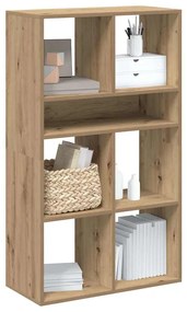 vidaXL Bibliotecă, stejar artizanal, 66x31x112 cm, lemn prelucrat