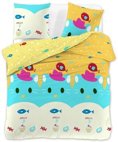 lenjerie de pat colorata pentru copii KITTY PARTY