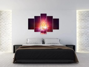 Tablou cu floare de lotus (150x105 cm)