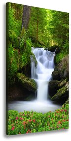 Tablou pe pânză canvas Cascada din pădure