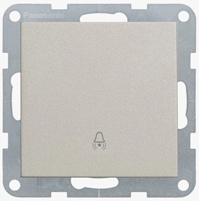 Intrerupator sonerie 10A, IP20, Sandstone, Panasonic Karre Plus 55 Soft Touch