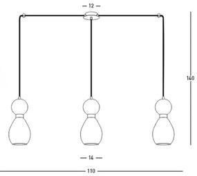 Suspensie  23244 Zambelis E14, Verde, Grecia