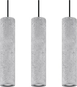 Lustră gri din beton Fadre – Sollux