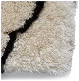 Covor Think Rugs Morocco, 120 x 170 cm, bej-negru