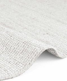 Covor gri deschis reversibil/țesut manual rotund din iută ø 160 cm Bouclé Jaipur – Hanse Home