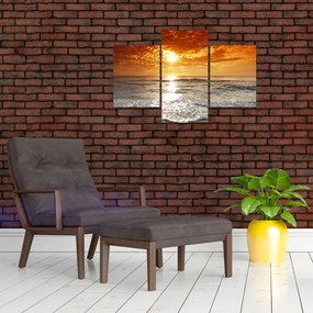Tablou cu apus de soare din Corsica (90x60 cm)