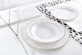 Serviciu de masa, 18 piese, 6 persoane, Aura Gold