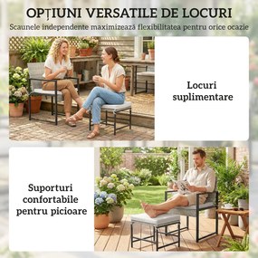Outsunny ratan sintetic poliratan | Aosom Romania
