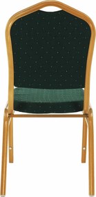 Scaun stivuitor,  verde / vopsea aurie, ZINA 3 NOU