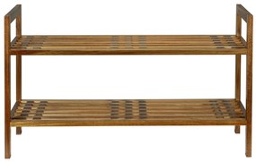 Pantofar în culoare naturală din lemn de acacia 69x40,5x27 cm Fondi – Wenko