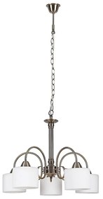 Rabalux 7276 - Lustră EDITH 5xE27/60W/230V bronz