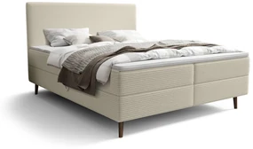 Pat de o persoană 120 cm Napoli Bonell (crem) (cu somieră, cu sp. depozitare). 1082438