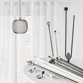 Galerie de perdea 120 - 210 cm extensibilă din metal Ovalon – douceur d'intérieur