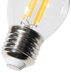 Set 5 becuri E27 3-staps dimbaar LED lamp P45 helder glas 5W 470 lm 2700K