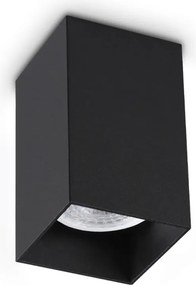 Spot aplicat tavan LOOK PL1 SQUARE D60 H100 NERO