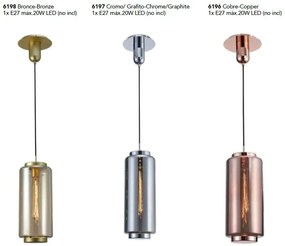 Pendul modern design decorativ JARRAS small cupru