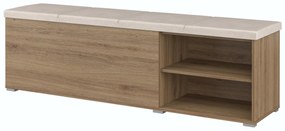 Dulap pentru pantofi Verdeene (stejar sălbatic + bej). 1091839