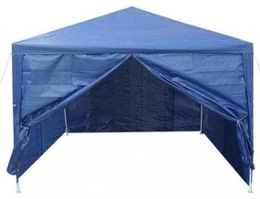 CORT PAVILION DE GRĂDINĂ 3X3 M 110g/m2 ALBASTRU GARDEN