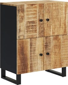vidaXL Servantă cu 4 uși, 60x33x75 cm, lemn masiv de mango
