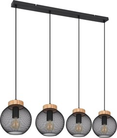 Globo 15663-4H - Lustru suspendat pe cablu PABLO 4xE27/40W/230V