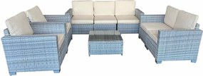 Set mobilier de grădină Avenberg DORADA gri/gri