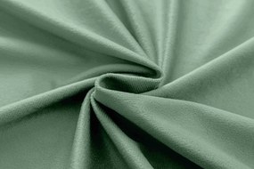 Draperii opace VELVET mentol 140x250 cm (2 buc), inele metalice