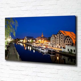 Tablou canvas Noapte bydgoszcz