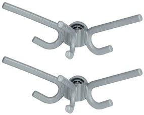 Set 2 cârlige pentru paltoane Wenko Herkules