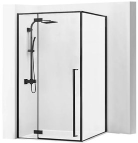 Cabina dus Fargo negru - 90x120 cm