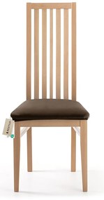 Restilo Husă elastică pentru scaun Sento maroînchis, 40 x 40 + 5 cm
