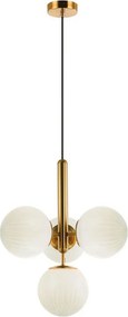 Lustră pe cablu JOLIN 4xG9/5W/230V aurie