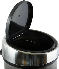 Coș de gunoi taupe cu senzori de atingere din oțel 30 l – MSV