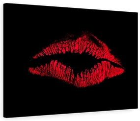 Tablou canvas Abstract Lips - 90x60 cm 90x60 cm