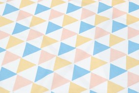 Lenjerie de pat din bumbac alb MELYNA + husa de perna 40 x 50 cm gratuit